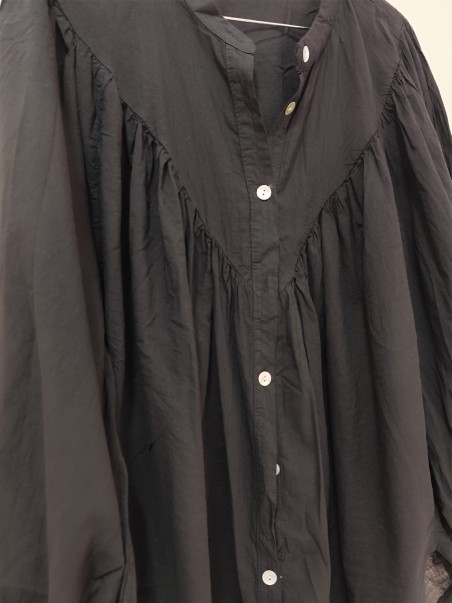 Camisa Corte PIco Negra