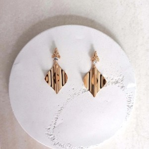 Pendientes ROMBOS Oro