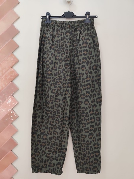 Pantalón MAGIC Animal Print Verde
