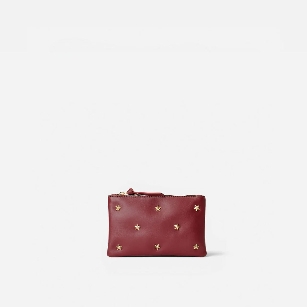 WALLET STARS BURGUNDY